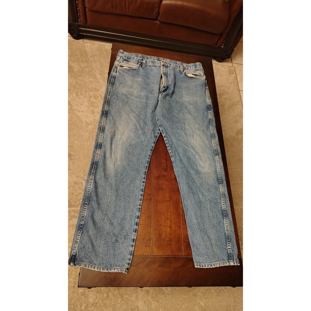 Wrangler Jeans Mens 40X32 Blue 13MWZGK Western Work Wear Regular Fit Denim